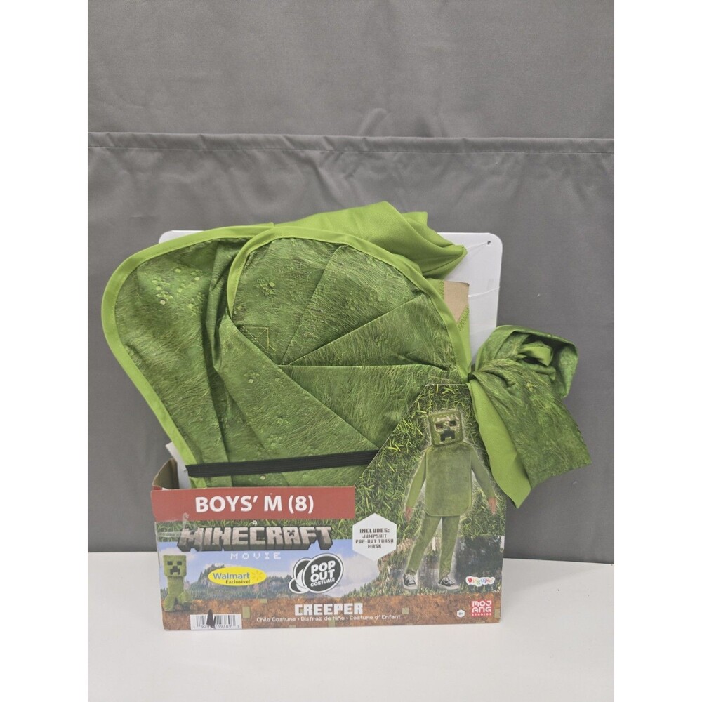 Minecraft Creeper Halloween Costume Boys Size M (8) - Picture 1 of 3